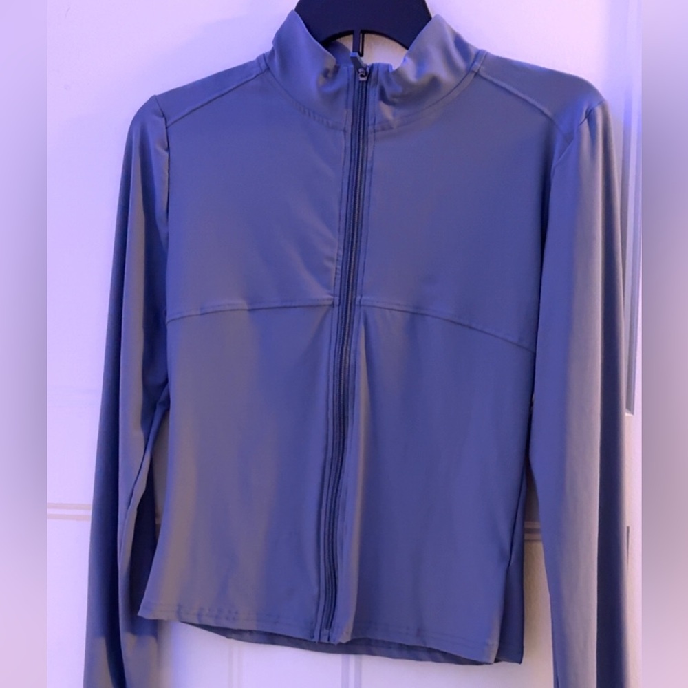 Blue Zip-Up Jacket